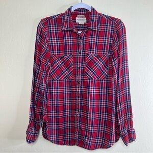 Ralph Lauren‎ Denim & Supply Utility Shirt Size Womens Mediums Plaid Button Down